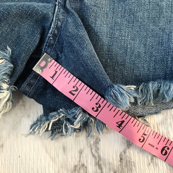 Show Me Your MuMu Houston Denim Short Palm Trees - Picture 11 of 11